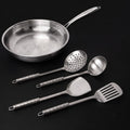 Titanium Hammered Pan Pro & Utensil Set