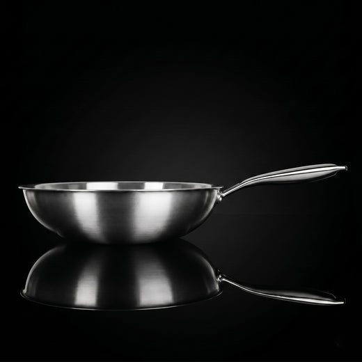 Titanium Hammered Wok Pan