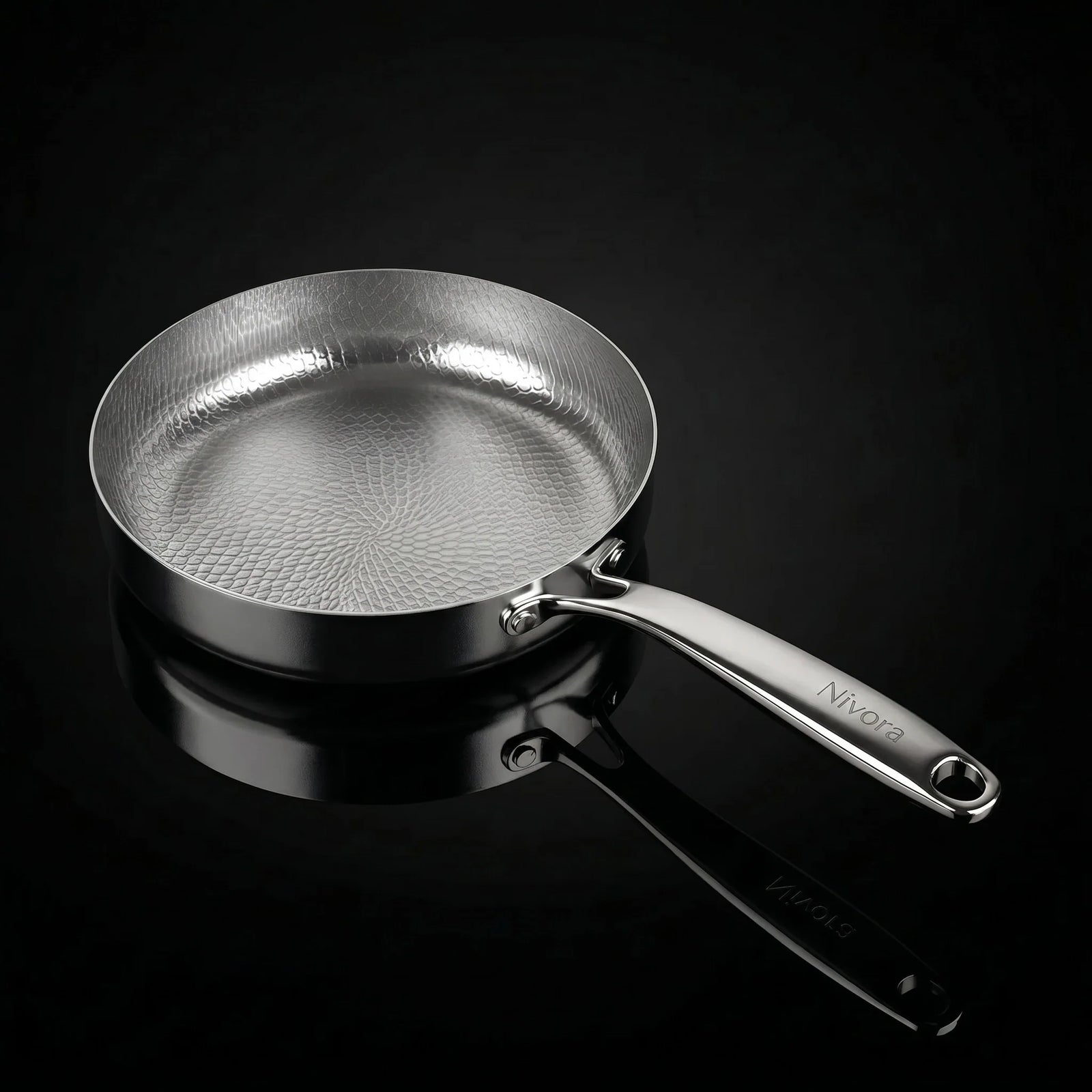 Titanium Hammered Deep Pan