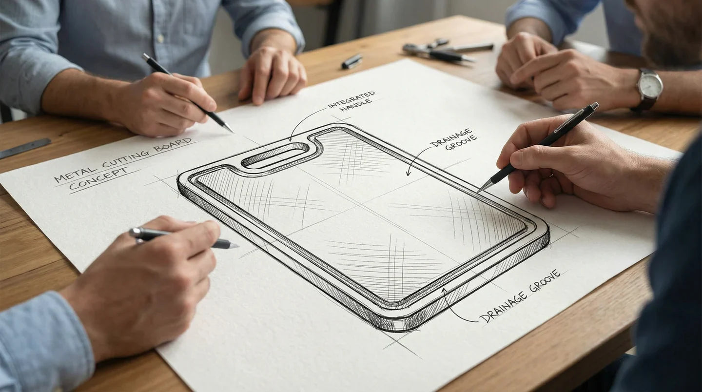 Titanium Cutting Board Pro